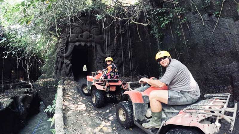 Ubud Quad ATV Waterfalls and Barong Caves